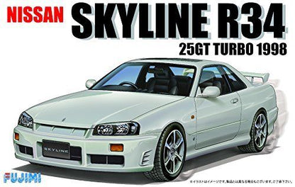 Fujimi Id124 Nissan Skyline R34 25gt Turbo 1998 Plastic Model Kit- Japan Figure Store - #1 Bring To You The Best Japanese Goods