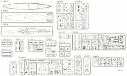Fujimi Model 1/700 Special Series No.89 Japan Naval Air Battleship Hyuga Plastic- Japan Figure Store - #1 Bring To You The Best Japanese Goods