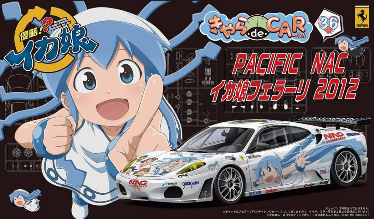 Fujimi Cd36 Pacific Nac Ika-Musume Ferrari F430 Challenge 2012 1/24 Scale Cars- Japan Figure Store - #1 Bring To You The Best Japanese Goods