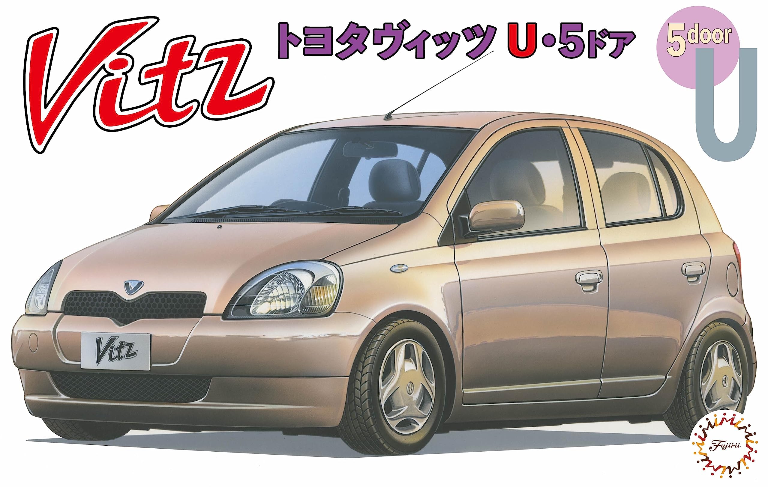 Fujimi Model 1/24 Toyota Vitz U Type/5 Door Id-23- Japan Figure Store - #1 Bring To You The Best Japanese Goods