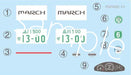 Fujimi Model 1/24 Nissan March 3 Door G# (Ak11) Japan Id-75- Japan Figure Store - #1 Bring To You The Best Japanese Goods
