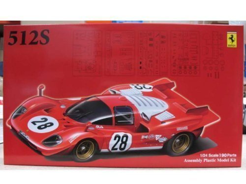 Fujimi 1/24 Real Sports Car Spot Ferrari 512S Short Tail Japanese Scale Racing Cars- Japan Figure Store - #1 Bring To You The Best Japanese Goods