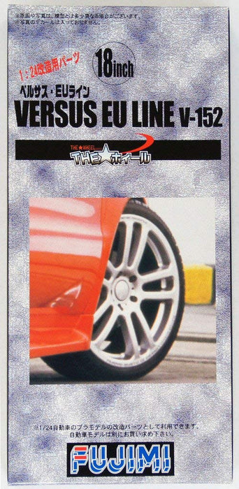 FUJIMI Tw27 Versus Eu Line V-152 Wheel & Tire Set 18 Inch 1/24 Scale Kit- Japan Figure Store - #1 Bring To You The Best Japanese Goods