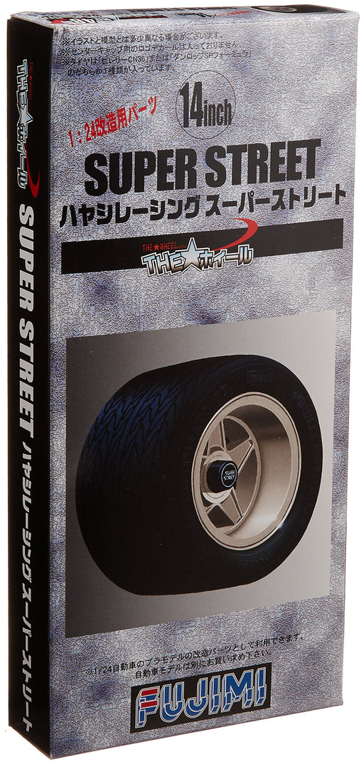 Fujimi Tw48 Hayashi Racing Super Street Wheel & Tire Set 14 Inch 1/24 Scale Car Wheels- Japan Figure Store - #1 Bring To You The Best Japanese Goods