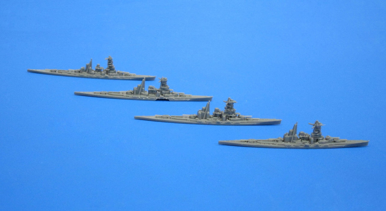 Fujimi Model 1/3000 Collectable Warship Series No.1 Battleship Kongo Hiei Haruna Kirishima / Destroyer Shiratsuyu Type 4 Ships Set Plastic Model Warship 1- Japan Figure Store - #1 Bring To You The Best Japanese Goods