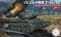FUJIMI Swa-34 Soviet Medium Tank T-34/85 2Pcs 1/76 Scale Kit- Japan Figure Store - #1 Bring To You The Best Japanese Goods