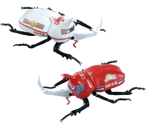 Fujimi Model Working Car Beetle Ambulance/Fire Engine Specification Set Japan Free Research Series No.218- Japan Figure Store - #1 Bring To You The Best Japanese Goods