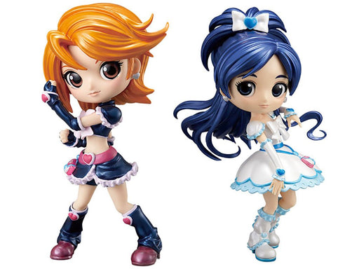 Banpresto Futari Wa Pretty Cure Q Posket Set Of 2 Pearl Color Ver. (Cure Black/Cure White) - Japan- Japan Figure Store - #1 Bring To You The Best Japanese Goods
