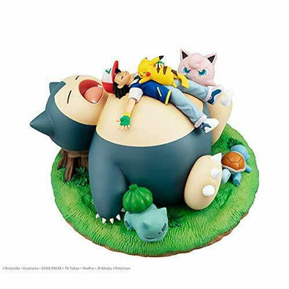 G.e.m. Series Pokemon Good Night With The Snorlax Figure- Japan Figure Store - #1 Bring To You The Best Japanese Goods