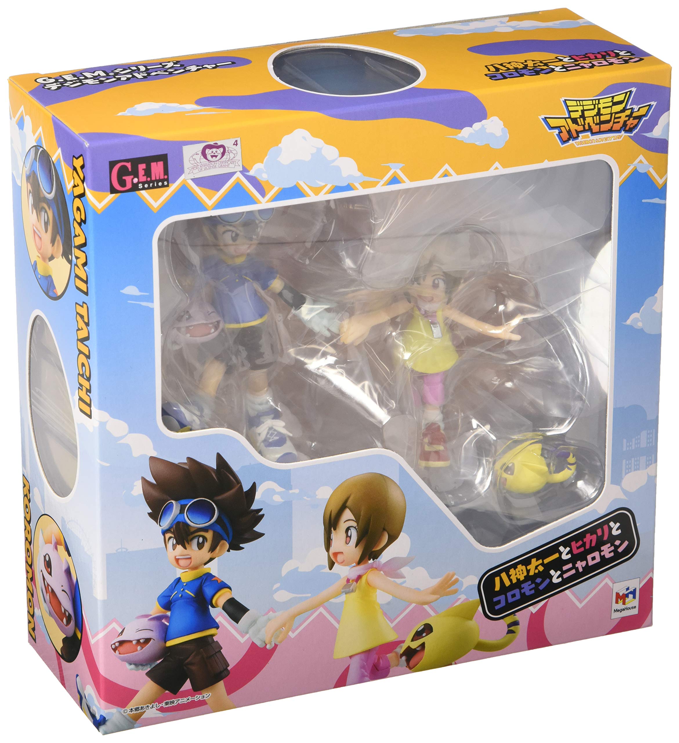 Megahouse Japan Digimon Adventure Taichi Yagami Hikari & Koromon Nyaromon Figure Set- Japan Figure Store - #1 Bring To You The Best Japanese Goods