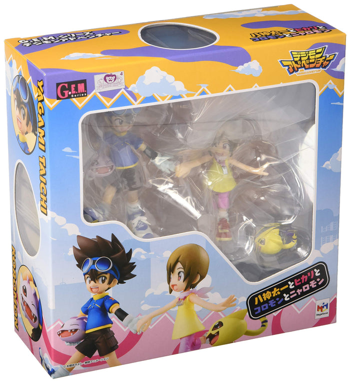 Megahouse Japan Digimon Adventure Taichi Yagami Hikari & Koromon Nyaromon Figure Set- Japan Figure Store - #1 Bring To You The Best Japanese Goods