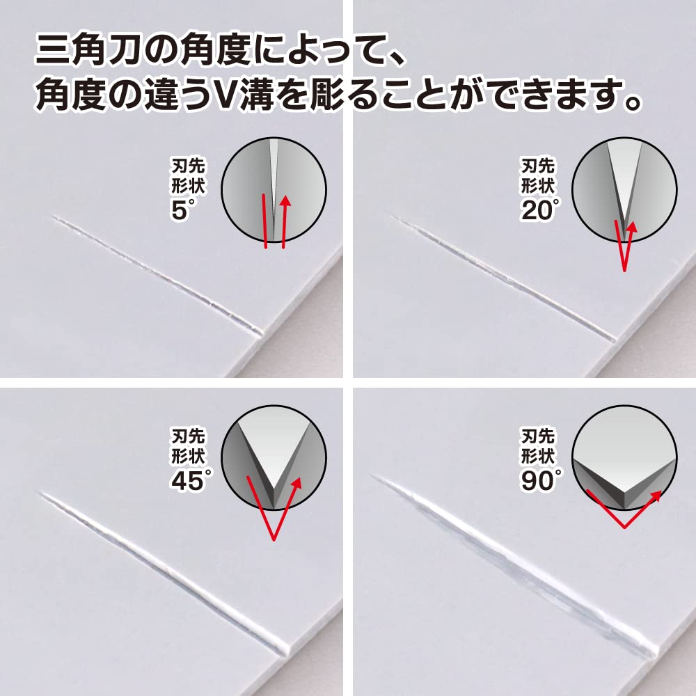 GOD HAND Bit Blade Triangle Flattened Blade 5 To 90 Degree Gh-Bbs-05-90- Japan Figure Store - #1 Bring To You The Best Japanese Goods