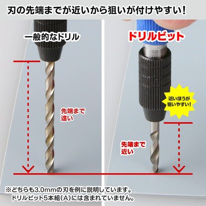GOD HAND Gh-Db-5A Drill Bit Set Of 5Pcs A- Japan Figure Store - #1 Bring To You The Best Japanese Goods