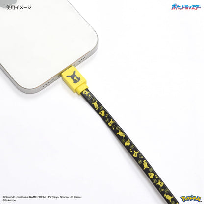 Gourmandies Poke-824A USB-C Sync & Charging Cable Pikachu- Japan Figure Store - #1 Bring To You The Best Japanese Goods