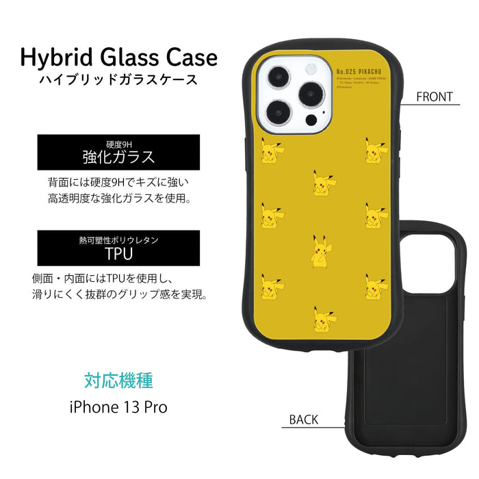 Pokemon Center Smartphone Hybrid Glass Case For Iphone13Pro Pikachu- Japan Figure Store - #1 Bring To You The Best Japanese Goods