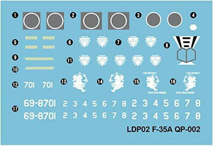 Great Wall Hobby Air Self Defense Force Fighter F-35a With One Pilot Figure Plas- Japan Figure Store - #1 Bring To You The Best Japanese Goods