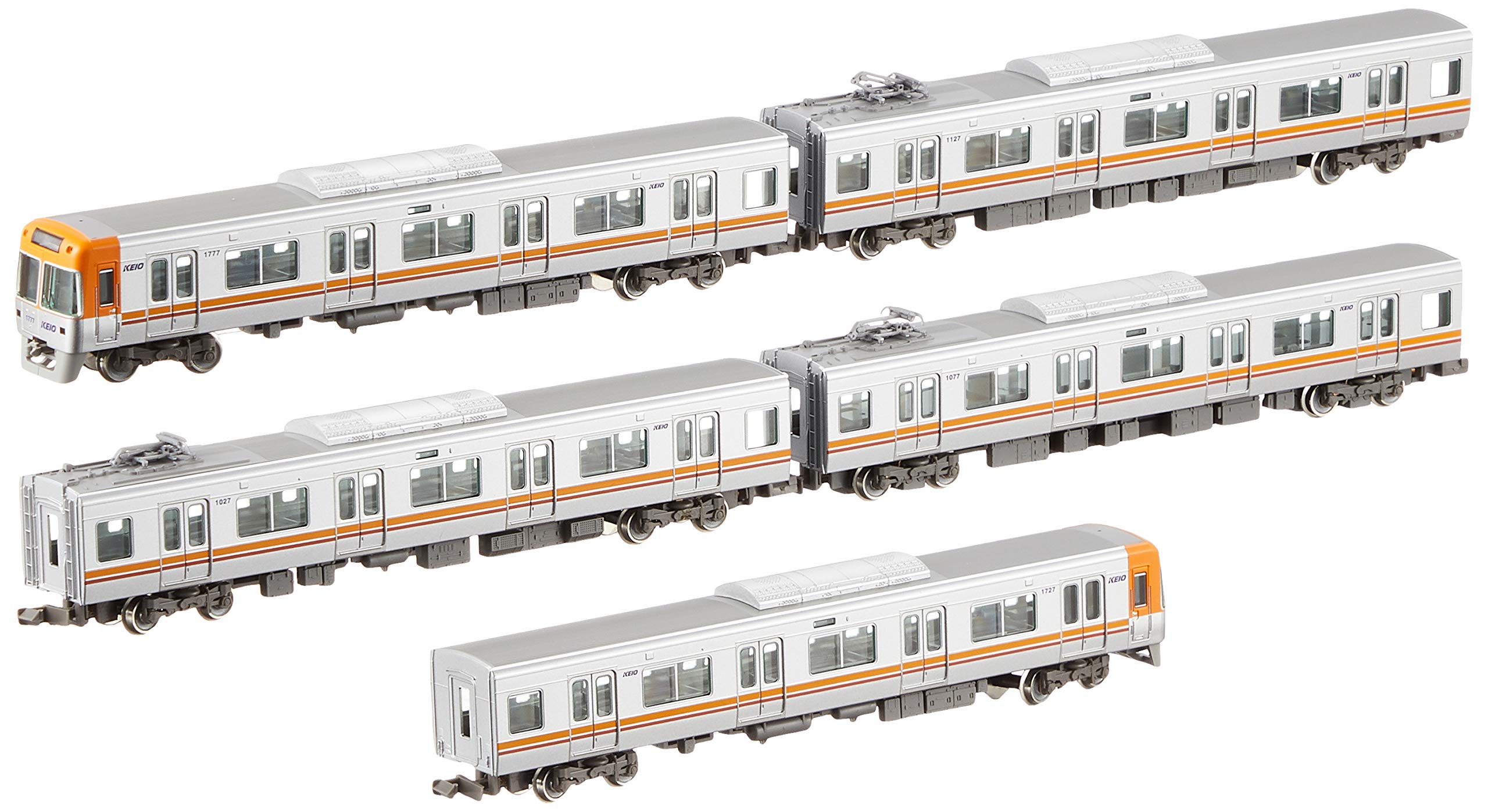 Green Max N Gauge Keio 1000 Series (6Th Car/Orange Beige) 5-Car Train Set (With Power) 30897 Model Railroad Train- Japan Figure Store - #1 Bring To You The Best Japanese Goods