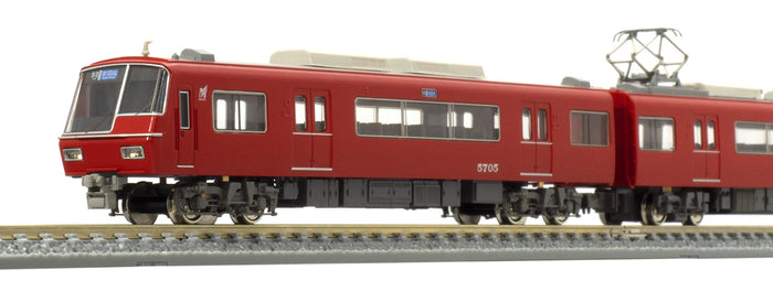 Greenmax N Gauge Meitetsu 5700 Series 5705 Formation 4-Car Formation Set Powered 31545 Model Train Train Red- Japan Figure Store - #1 Bring To You The Best Japanese Goods