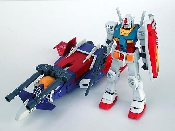 Gundam Fix Figuration #0004 G-armor Rx-78 & G-fighter Action Figure Bandai Japan - Japan Figure