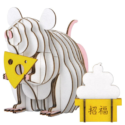 Hacomo Grid Mouse Cardboard Work Kit- Japan Figure Store - #1 Bring To You The Best Japanese Goods