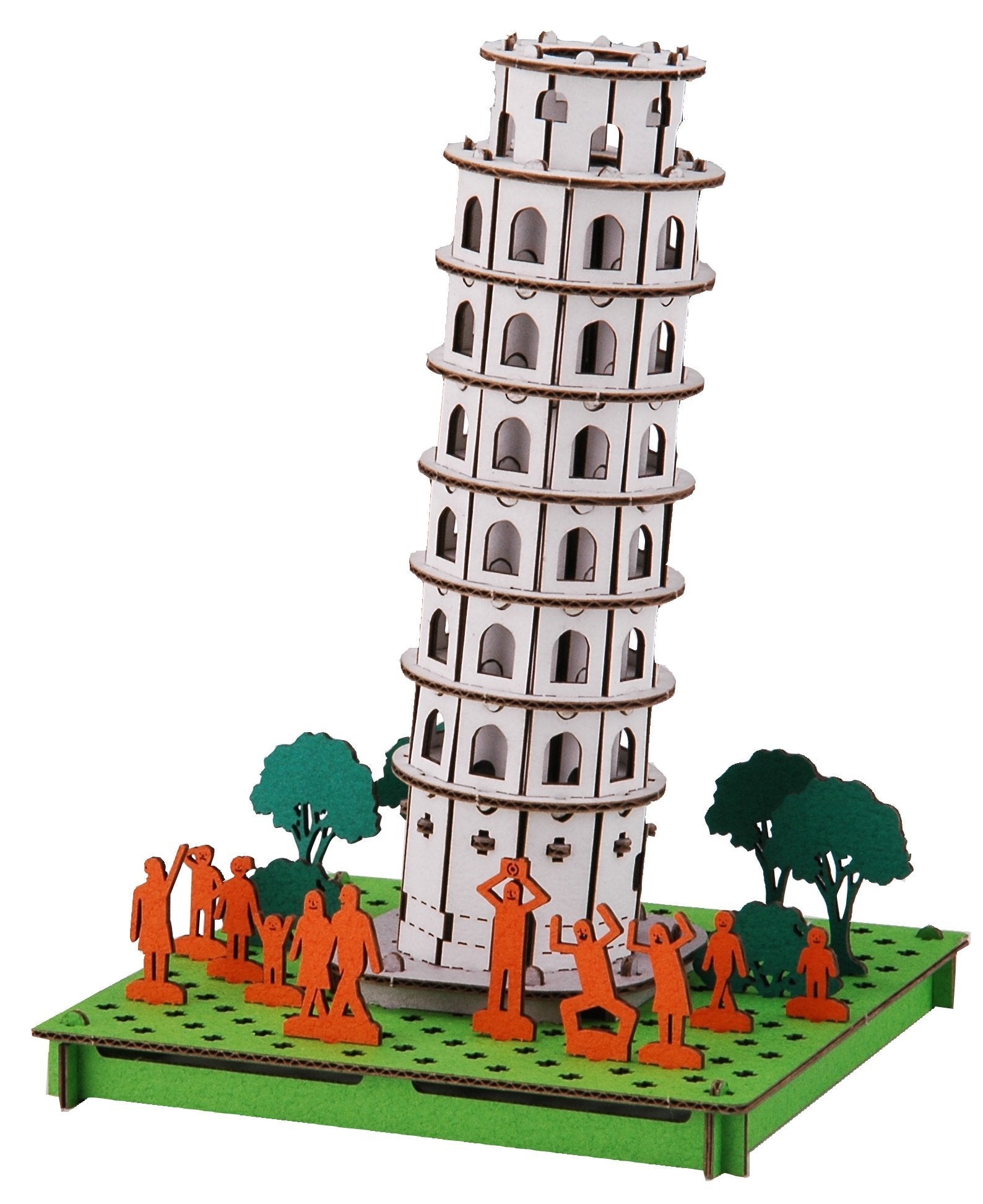 HACOMO Pusupusu Paper Craft Torre Di Pisa- Japan Figure Store - #1 Bring To You The Best Japanese Goods