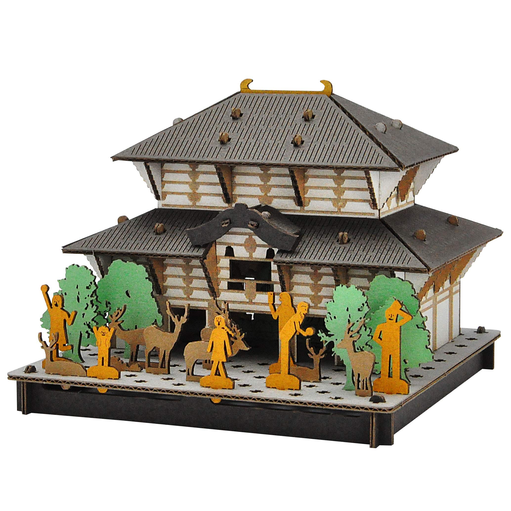 HACOMO Pusupusu Paper Craft Great Buddha Of Nara- Japan Figure Store - #1 Bring To You The Best Japanese Goods