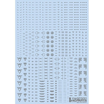 Haikyu Parts 1/144 One Color Gray Rb02 Caution Decal 1 Piece- Japan Figure Store - #1 Bring To You The Best Japanese Goods