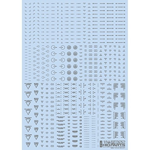Haikyu Parts 1/144 One Color Gray Rb02 Caution Decal 1 Piece- Japan Figure Store - #1 Bring To You The Best Japanese Goods