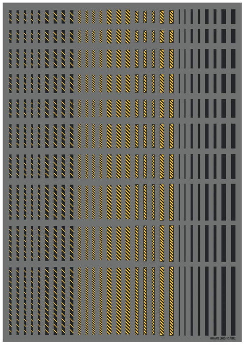 HIQPARTS Line Decal2 Dark Gray + Yellow- Japan Figure Store - #1 Bring To You The Best Japanese Goods
