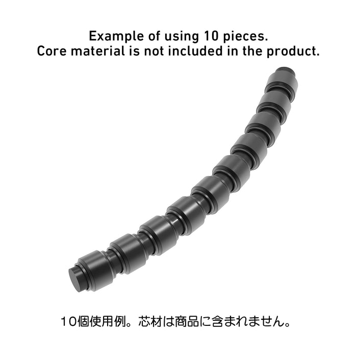 HIQPARTS Np Pipe Black Size M 20Pieces- Japan Figure Store - #1 Bring To You The Best Japanese Goods