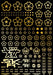 HIQPARTS Cherry Blossom Pattern Decal Gold Decal For Plastic Models- Japan Figure Store - #1 Bring To You The Best Japanese Goods