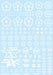 HIQPARTS Cherry Blossom Pattern Decal White Decal For Plastic Models- Japan Figure Store - #1 Bring To You The Best Japanese Goods