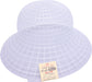 Hamanaka Amiami White Crochet Hat 33Cm Japan H201-316-1- Japan Figure Store - #1 Bring To You The Best Japanese Goods