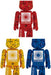 MEDICOM Happy Bearbrick Be@Rbrick Eames Blue 4530956308487- Japan Figure Store - #1 Bring To You The Best Japanese Goods