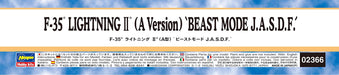 HASEGAWA 1/72 F-35A Lightning Ii A Version `Beast Mode Jasdf Plastic Model- Japan Figure Store - #1 Bring To You The Best Japanese Goods