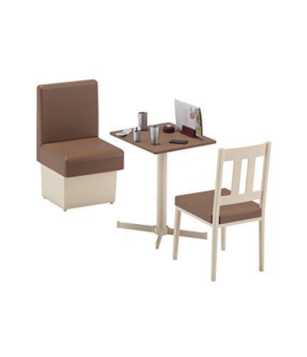 Hasegawa 1/12 Family Restaurant Table & Chair Model Kit - Japan Figure