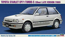 Hasegawa 1/24 Historic Car Series Toyota Starlet Ep71 Turbo S 3 Door Late Mode- Japan Figure Store - #1 Bring To You The Best Japanese Goods
