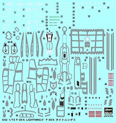 Hasegawa 1/72 F-35a Lightning Ii Model Kit- Japan Figure Store - #1 Bring To You The Best Japanese Goods