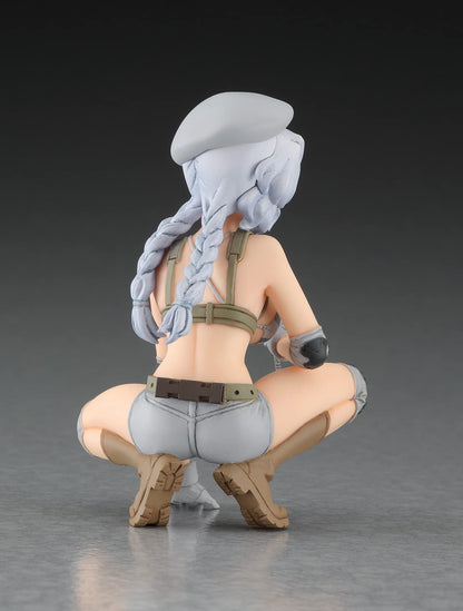 Hasegawa 1/12 Egg Girls Collection No.20 Sasha Ilyushina Army Japanese Plastic Model Kit- Japan Figure Store - #1 Bring To You The Best Japanese Goods