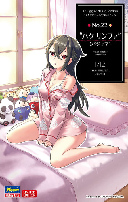 HASEGAWA 1/12 Egg Girls Collection No.22 Haku Rinfa Pajama Plastic Model- Japan Figure Store - #1 Bring To You The Best Japanese Goods