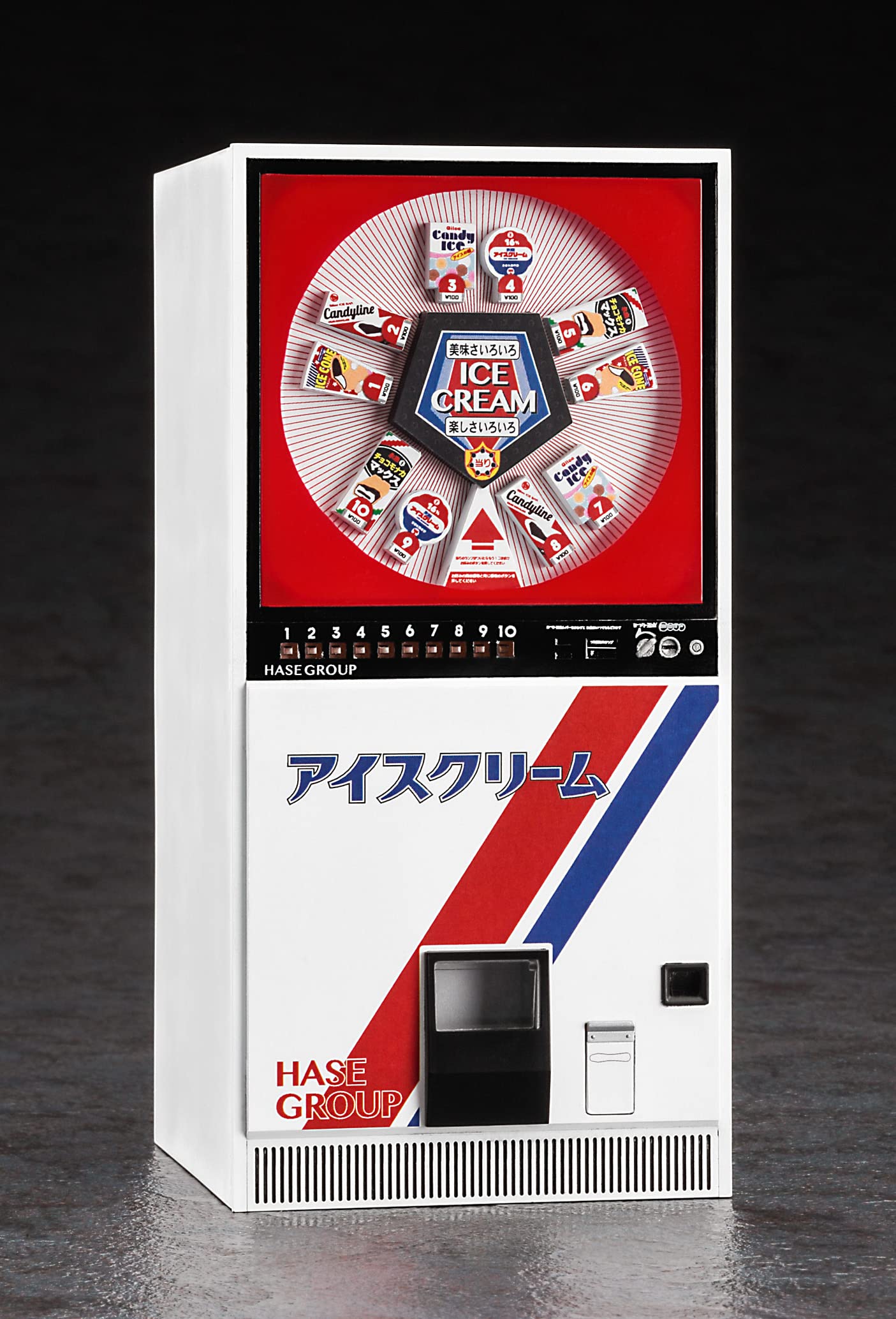Hasegawa 1/12 Scale Retro Vending Machine Ice Model - Figure Accessory Series 62203- Japan Figure Store - #1 Bring To You The Best Japanese Goods
