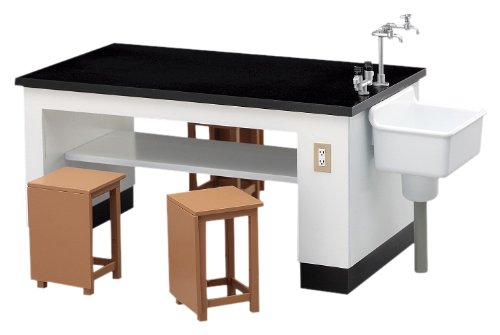 Hasegawa 1/12 Science Room Desk & Chair Model From Japan - Fa04- Japan Figure Store - #1 Bring To You The Best Japanese Goods