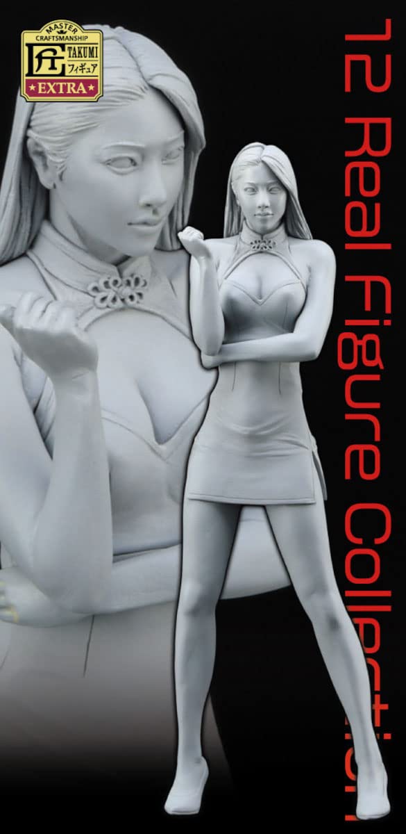 HASEGAWA 1/12 Real Figure Collection No.23 China Dress Resin Figure Kit- Japan Figure Store - #1 Bring To You The Best Japanese Goods