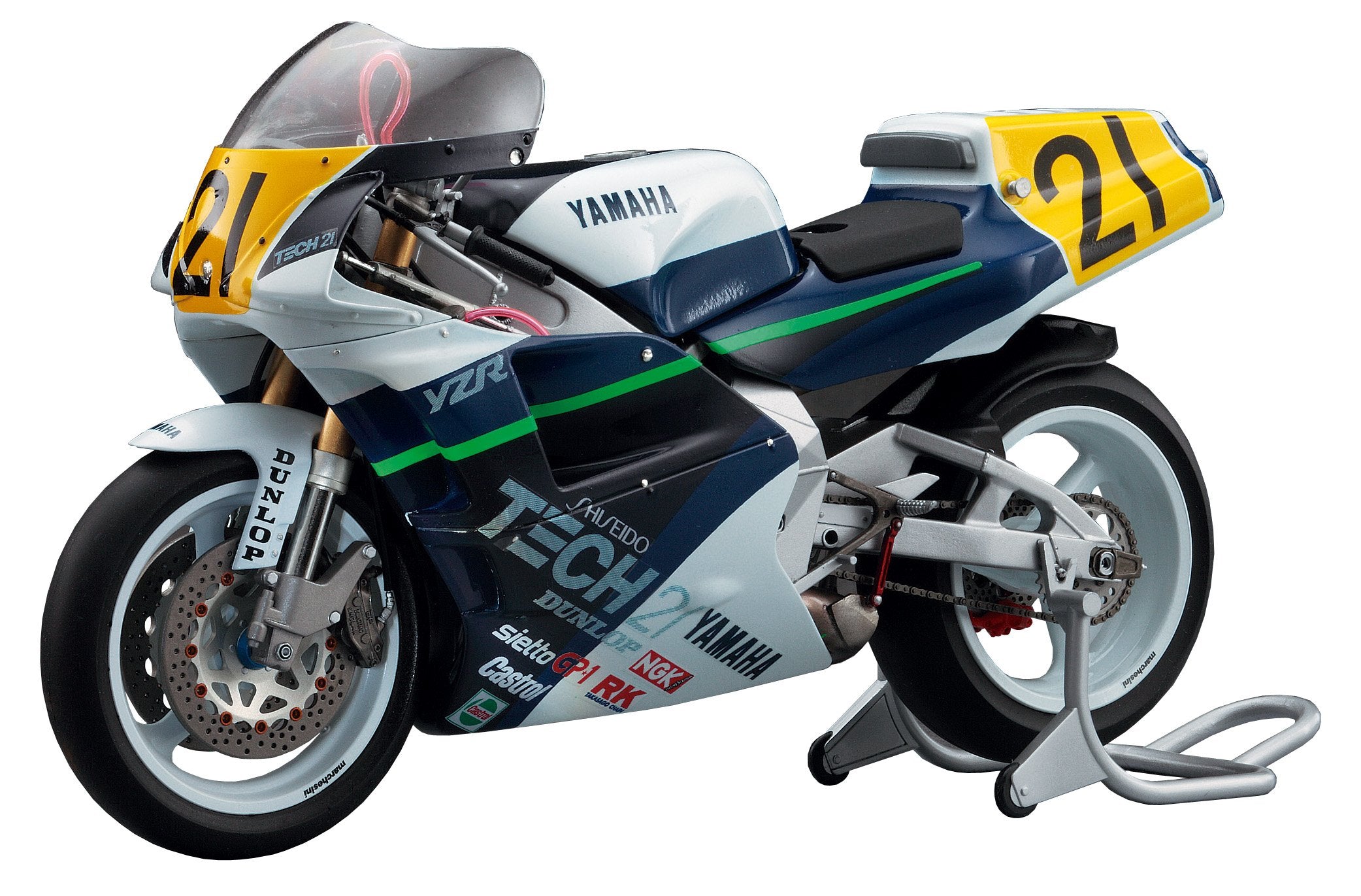 HASEGAWA 21708 Yamaha Yzr500 Owa8 Tech 21 1989 1/12 Scale Kit Limited Edition- Japan Figure Store - #1 Bring To You The Best Japanese Goods
