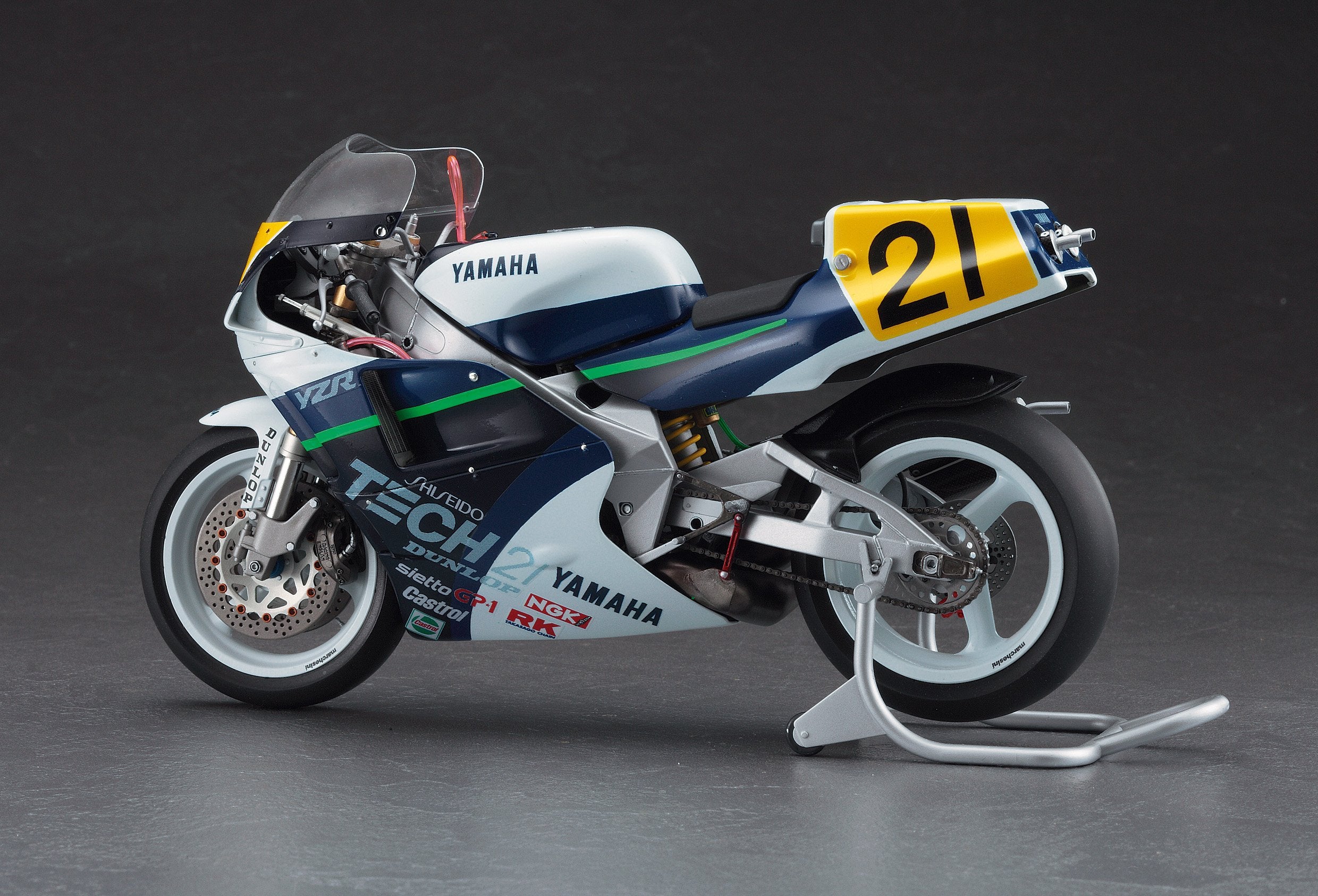 HASEGAWA 21708 Yamaha Yzr500 Owa8 Tech 21 1989 1/12 Scale Kit Limited Edition- Japan Figure Store - #1 Bring To You The Best Japanese Goods
