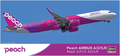 HASEGAWA 1/200 Peach Airbus A321Lr Plastic Model- Japan Figure Store - #1 Bring To You The Best Japanese Goods