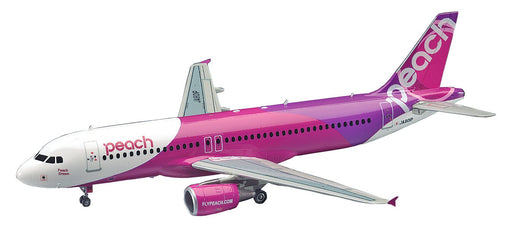 HASEGAWA 1/200 Peach Airbus A320 Plastic Model- Japan Figure Store - #1 Bring To You The Best Japanese Goods