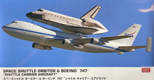 HASEGAWA 1/200 Space Shuttle Orbiter & Boeing 747 Shuttle Carrier Air Craft Plastic Model- Japan Figure Store - #1 Bring To You The Best Japanese Goods