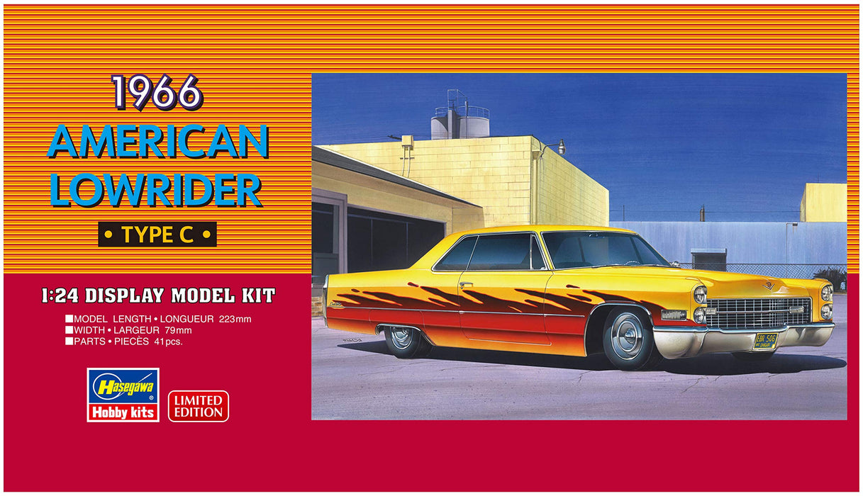 HASEGAWA 20376 1966 American Lowrider Type C 1/24 Scale Kit- Japan Figure Store - #1 Bring To You The Best Japanese Goods