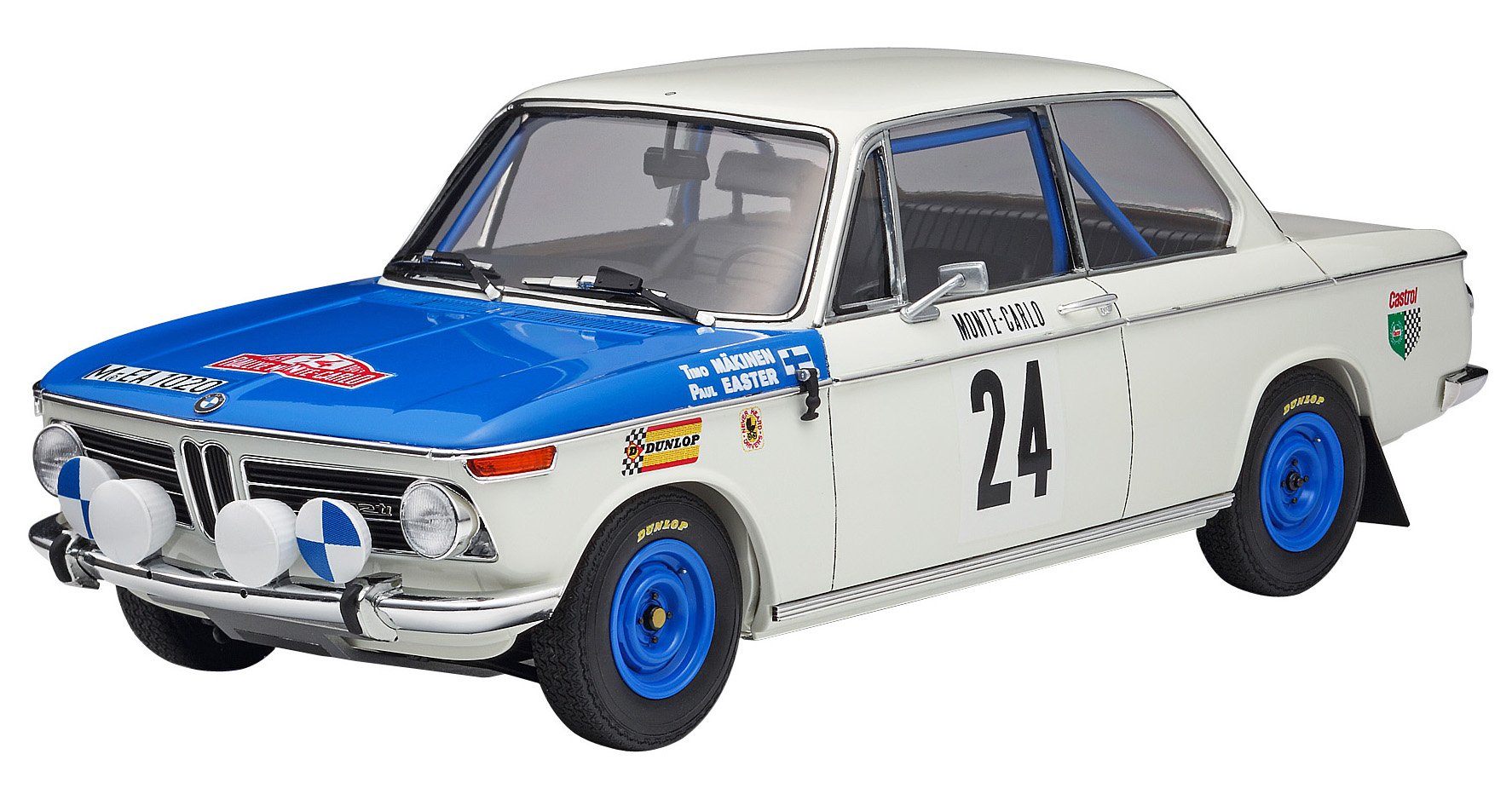 Hasegawa 20332 BMW 2002 Ti 1969 Monte Carlo Rally 1/24 Japanese Scale Car Model- Japan Figure Store - #1 Bring To You The Best Japanese Goods